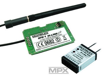 Set combo modul HFM 4 M-LINK 2,4GHZ + Receptor RX 7 DR light